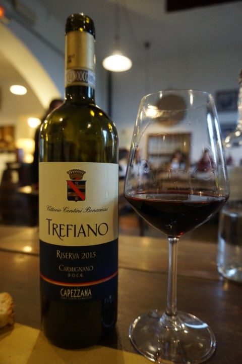 Trefiano vino rosso Tenuta di Capezzana