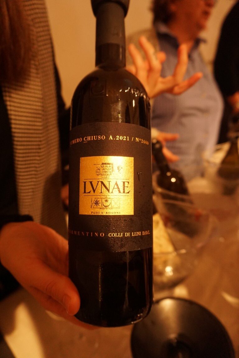 Numero Chiuso Vermentino cantina Lunae